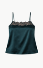 HAYA LACE TRIM SQUARE NECK CAMI by Sablyn - Romi Boutique