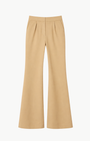 PIN TUCK PALAZZO PANTS IN CAMEL by SANS FAFF - Romi Boutique