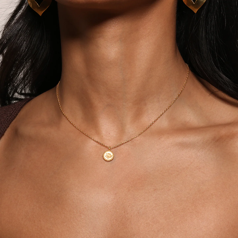 EMERGING POTENTIAL LOTUS NECKLACE by Satya Jewelry - Romi Boutique
