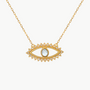 KEEPER OF POSITIVITY EYE NECKLACE by Satya Jewelry - Romi Boutique