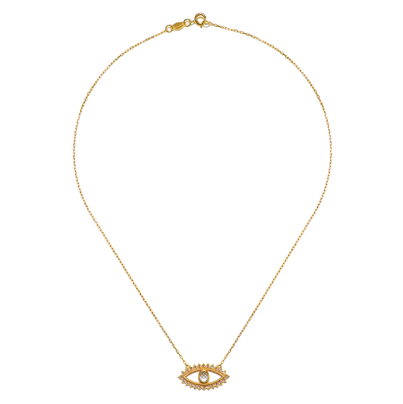 KEEPER OF POSITIVITY EYE NECKLACE by Satya Jewelry - Romi Boutique