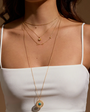 NATURE INTUITION TURQUOISE MANDALA NECKLACE by Satya Jewelry - Romi Boutique