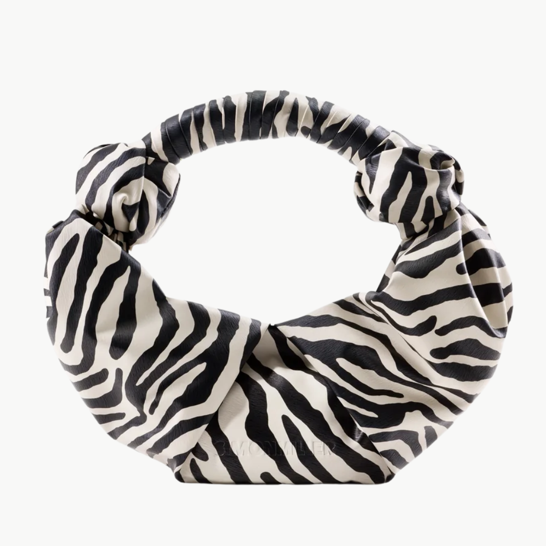 LOPSY BAG IN ZEBRA TRIP - Romi Boutique