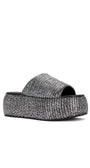 METALLIC RAFFIA CLOUDY PLATFORM by Simon Miller - Romi Boutique