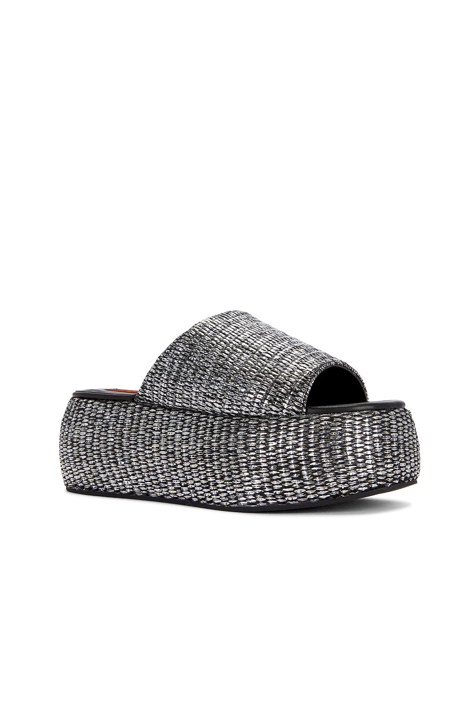 METALLIC RAFFIA CLOUDY PLATFORM by Simon Miller - Romi Boutique