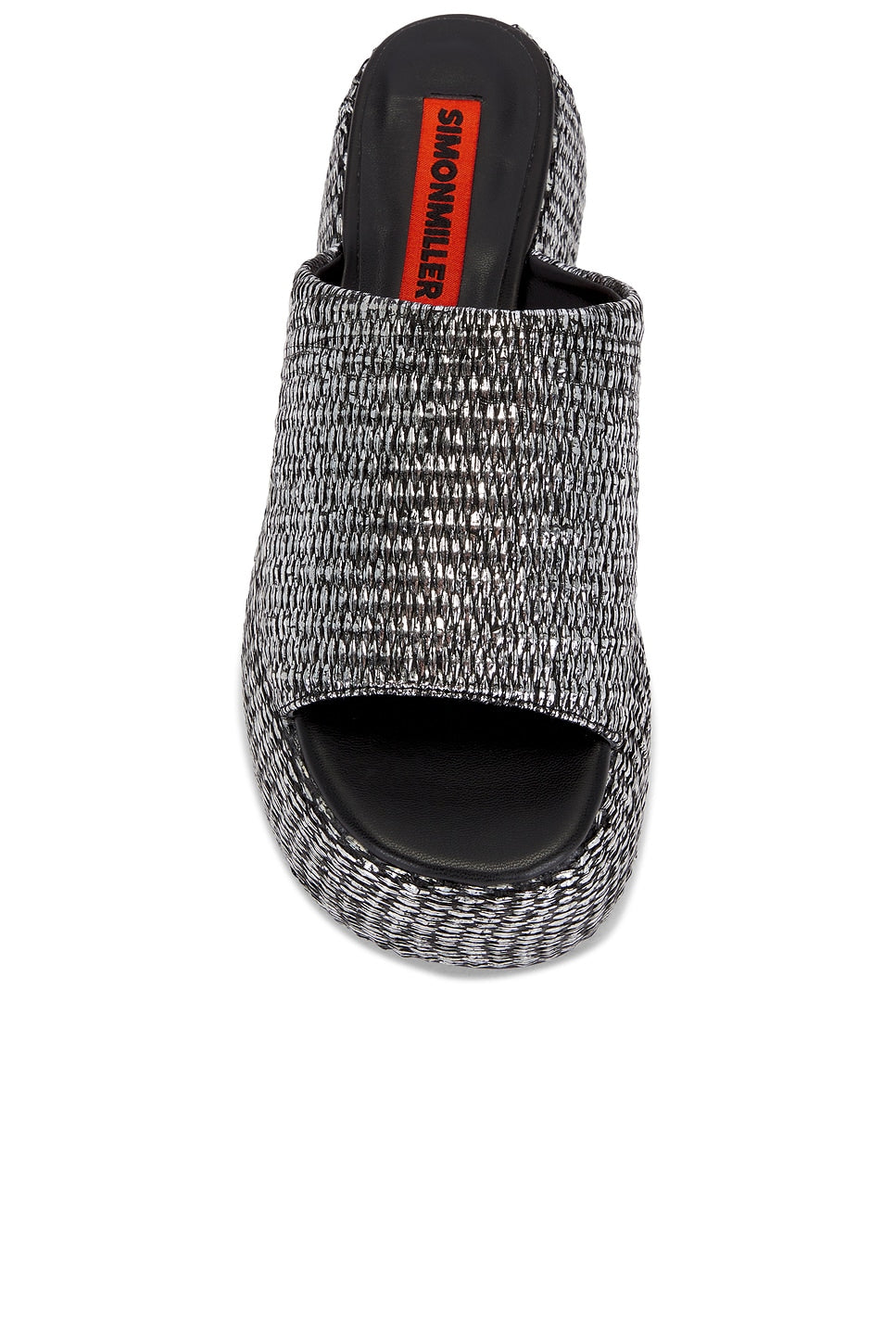 METALLIC RAFFIA CLOUDY PLATFORM by Simon Miller - Romi Boutique