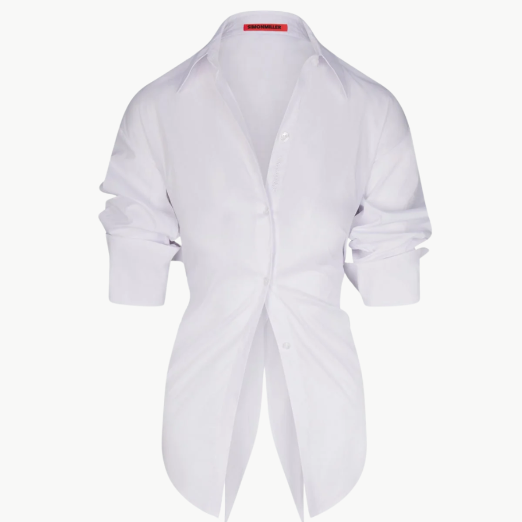 LOCH POPLIN BUTTON UP by Simon Miller - Romi Boutique