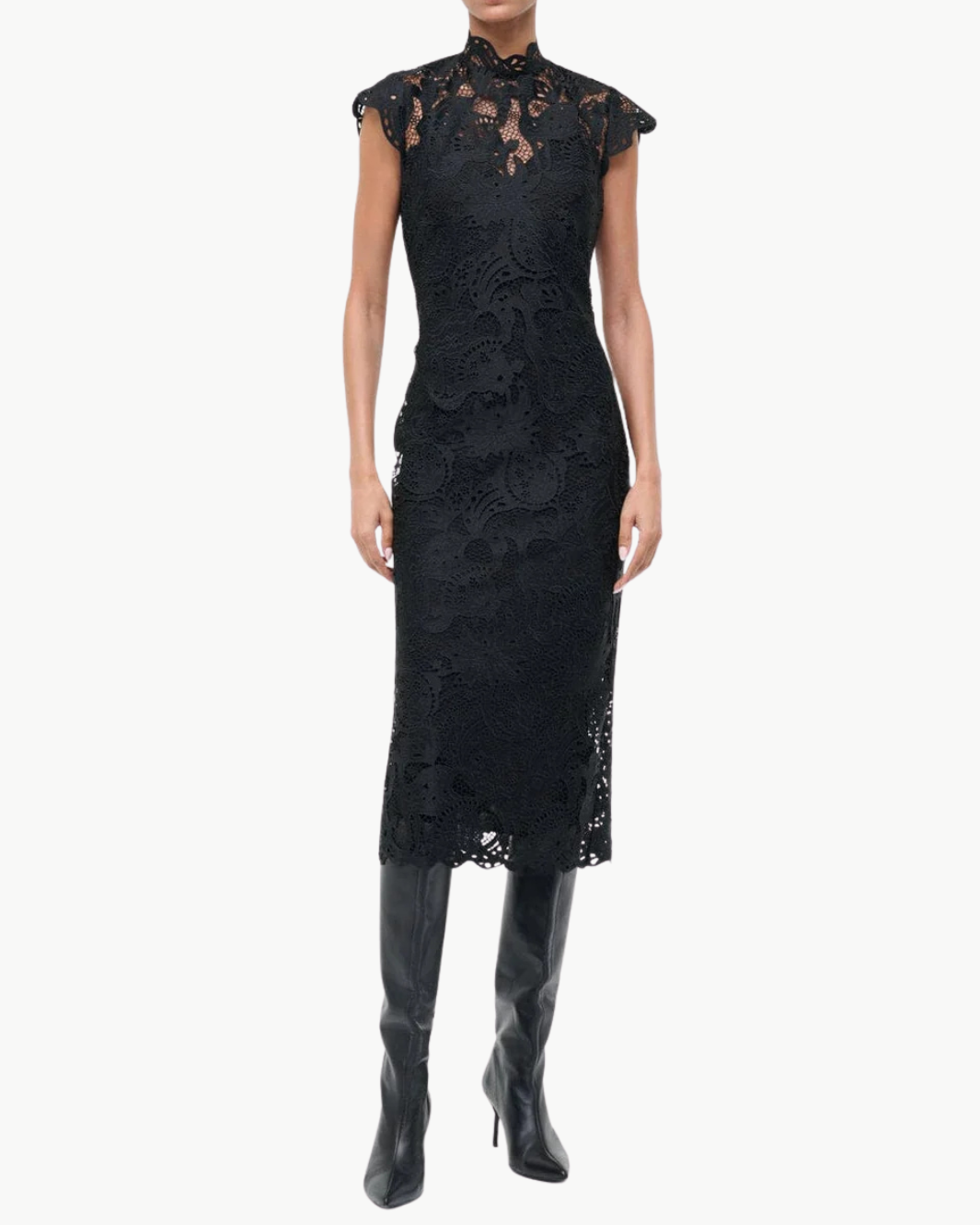 ROSALINE DRESS IN BLACK - Romi Boutique