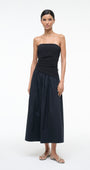 NIA DRESS IN BLACK - Romi Boutique