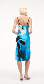 EVANGELINE SILK MIDI DRESS - Romi Boutique