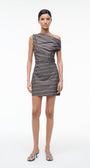 MINI PHARE DRESS IN HUNTINGTON STRIPE - Romi Boutique