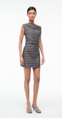 MINI PHARE DRESS IN HUNTINGTON STRIPE - Romi Boutique