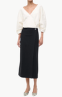 ORION DRESS IN IVORY / BLACK - Romi Boutique