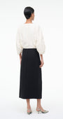 ORION DRESS IN IVORY / BLACK - Romi Boutique