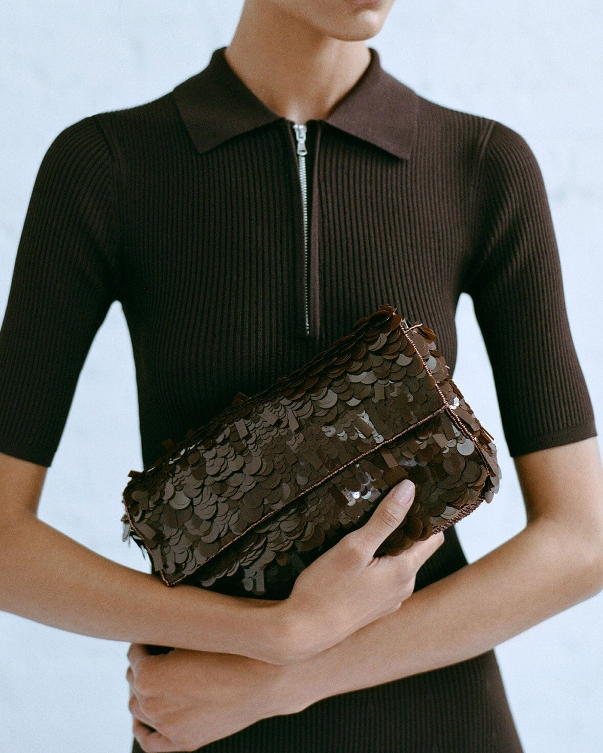TIMMY CONVERTIBLE SHOULDER BAG IN CACAO - Romi Boutique