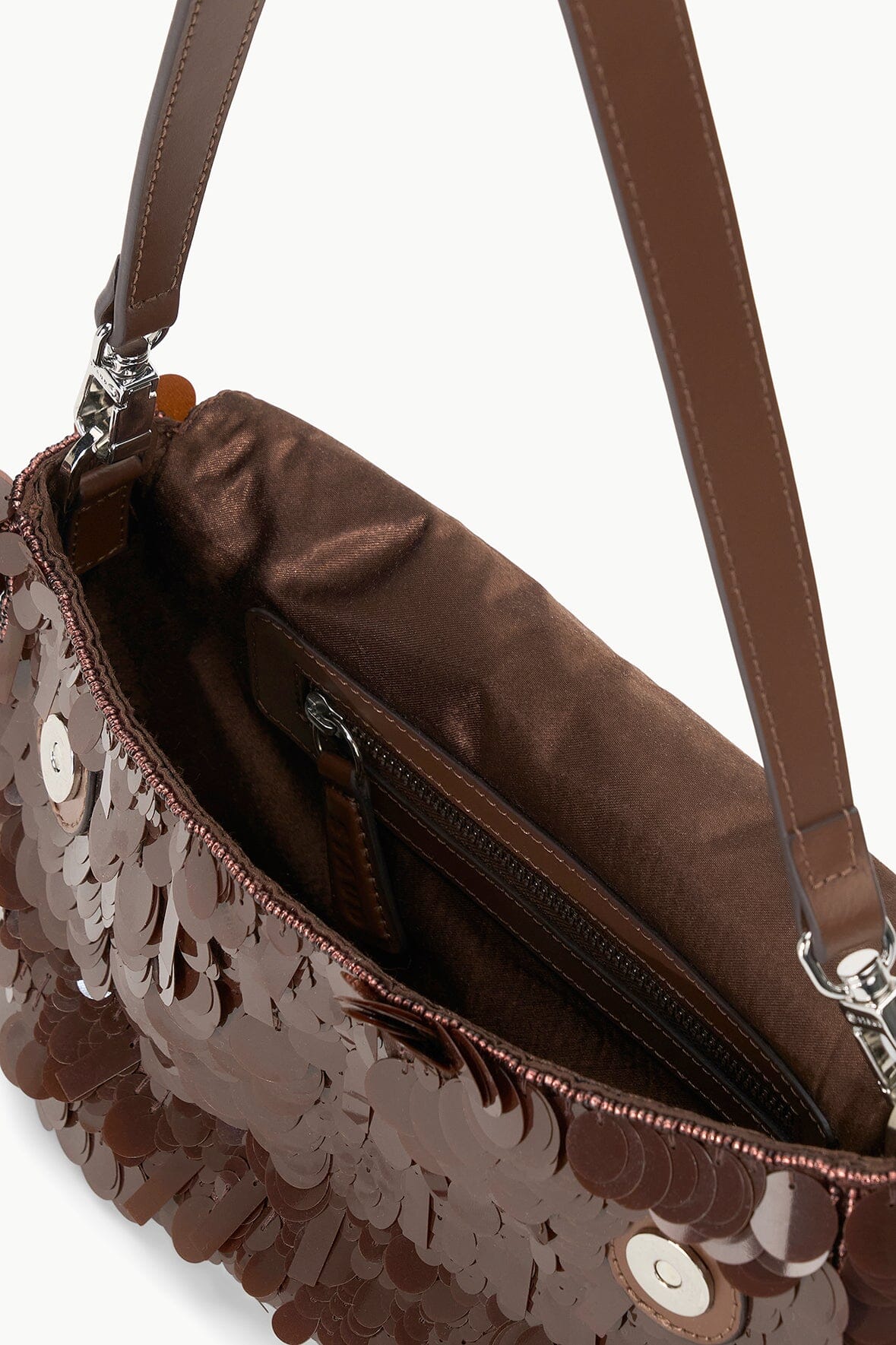 TIMMY CONVERTIBLE SHOULDER BAG IN CACAO - Romi Boutique