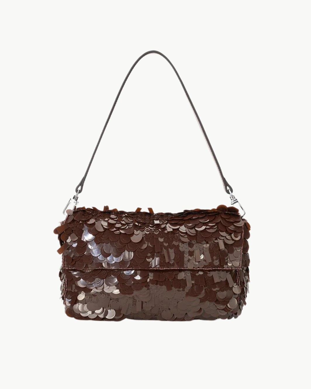 TIMMY CONVERTIBLE SHOULDER BAG IN CACAO - Romi Boutique