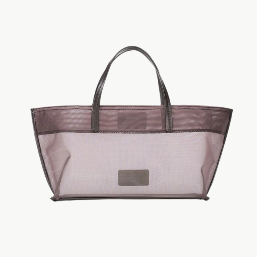 CHRISTOS MINI MESH TOTE IN ESPRESSO - Romi Boutique