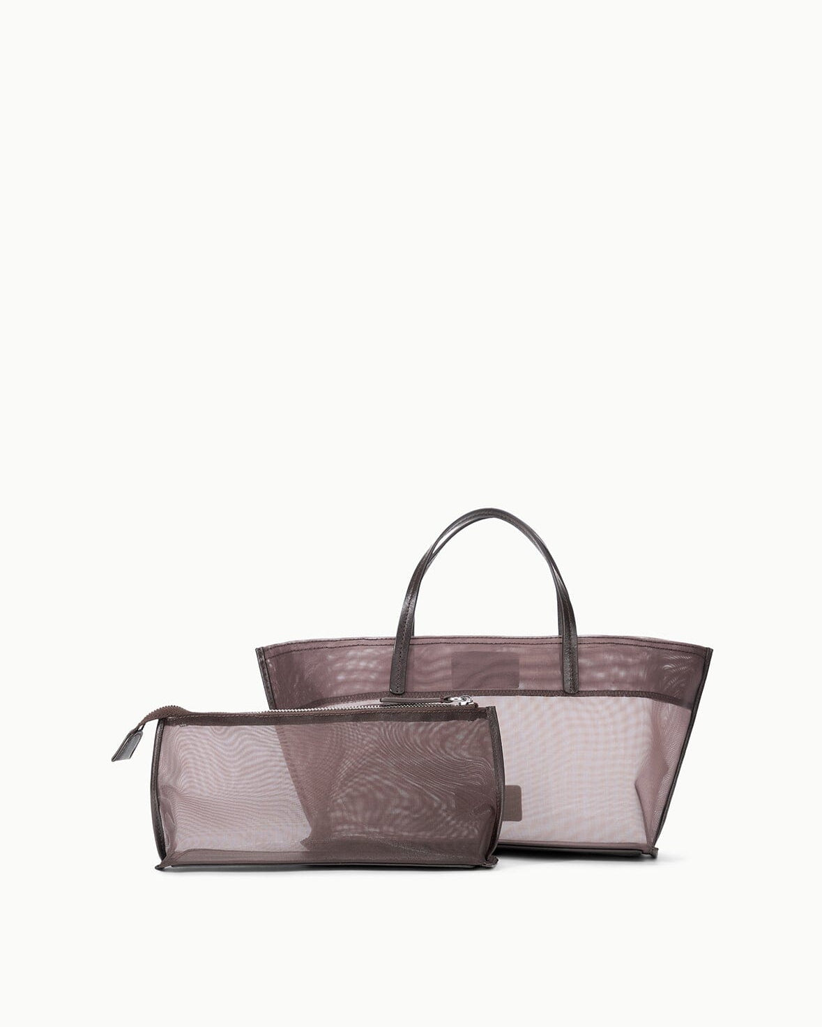 CHRISTOS MINI MESH TOTE IN ESPRESSO - Romi Boutique