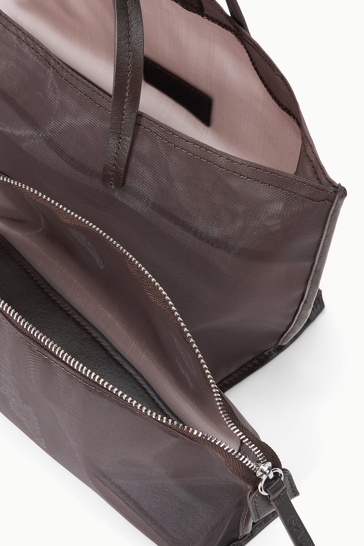 CHRISTOS MINI MESH TOTE IN ESPRESSO - Romi Boutique