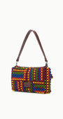 TIMMY CONVERTIBLE SHOULDER BAG IN JUNGLE STRIPE - Romi Boutique
