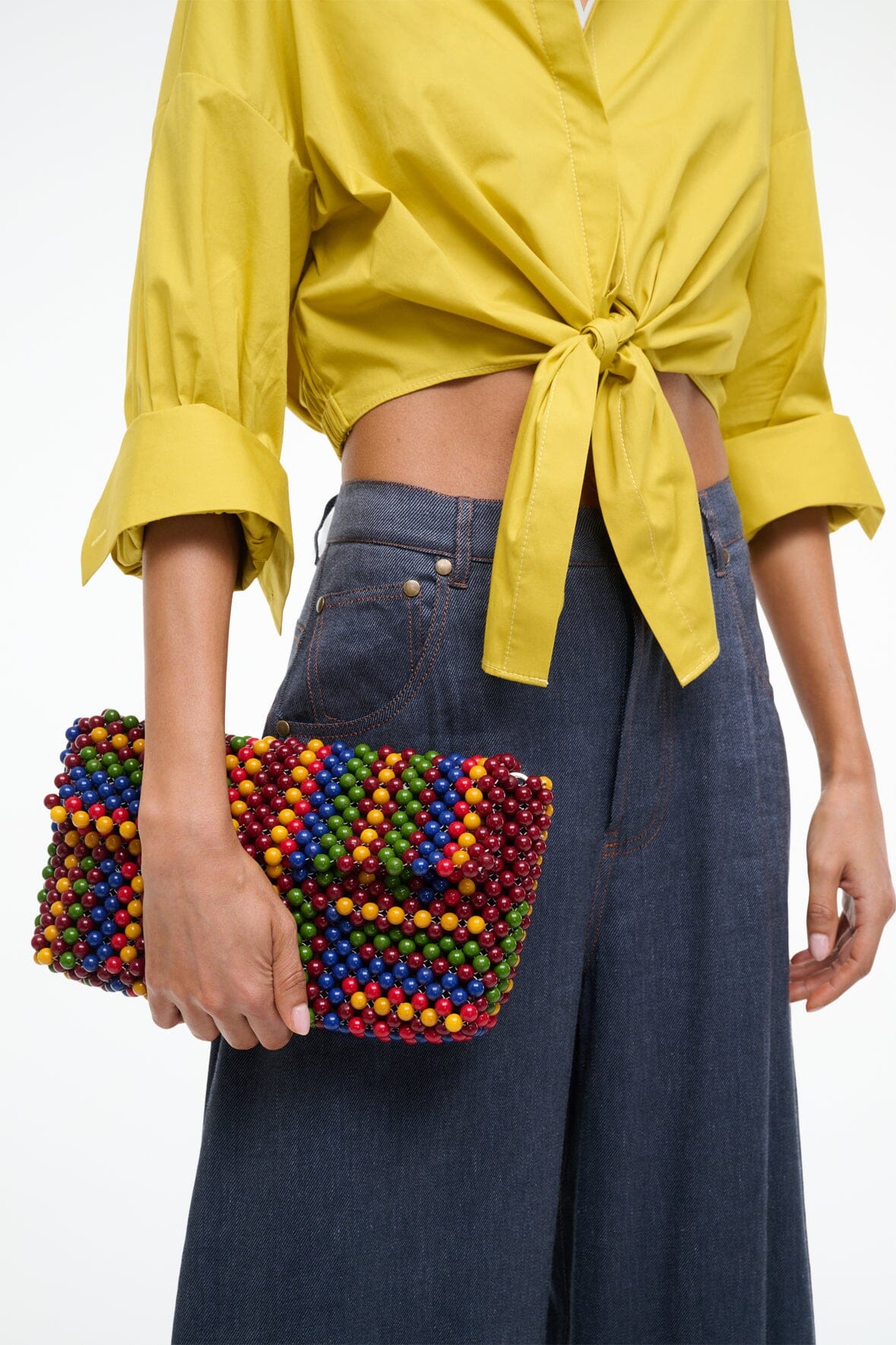 TIMMY CONVERTIBLE SHOULDER BAG IN JUNGLE STRIPE - Romi Boutique