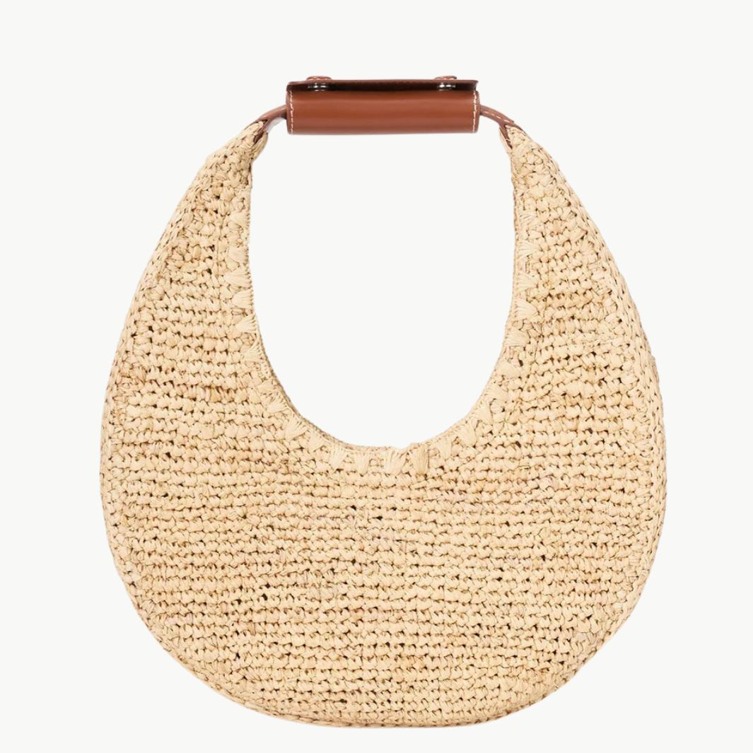 MOON RAFFIA TOTE BAG by Staud - Romi Boutique
