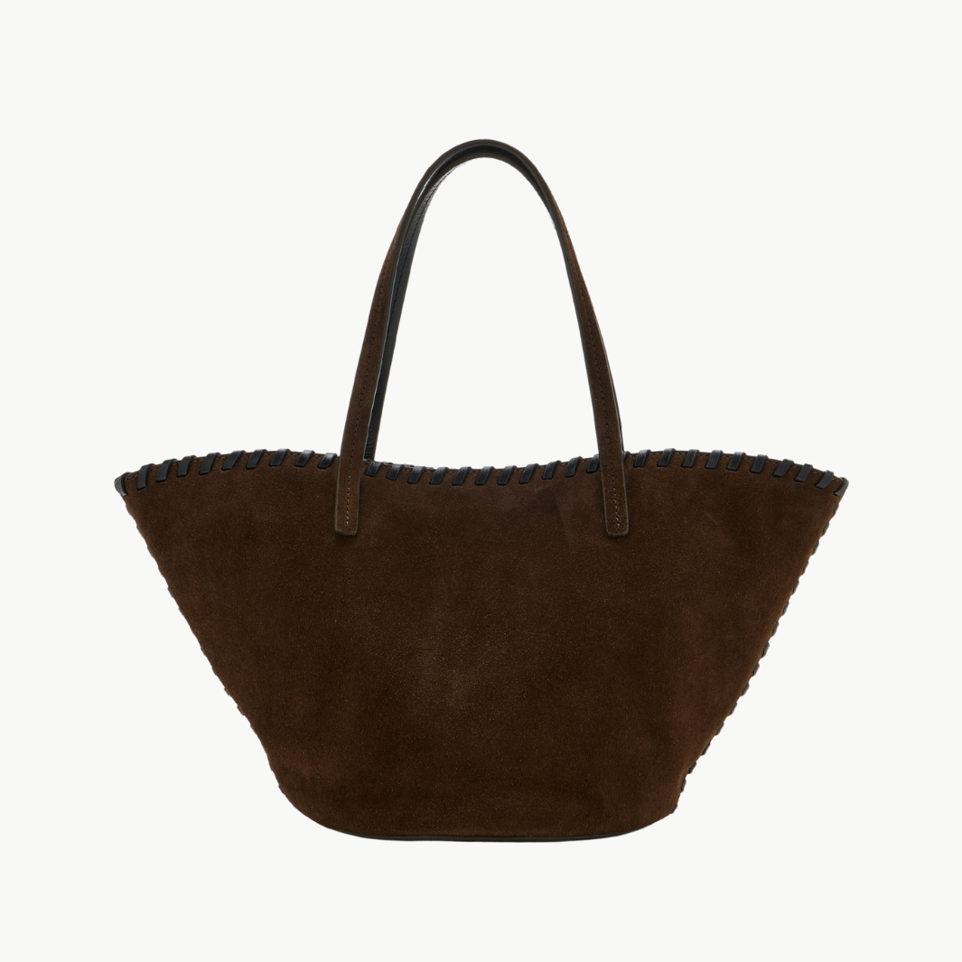 CARO BUCKET BAG IN TRUFFLE - Romi Boutique