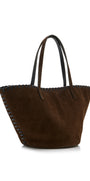 CARO BUCKET BAG IN TRUFFLE - Romi Boutique
