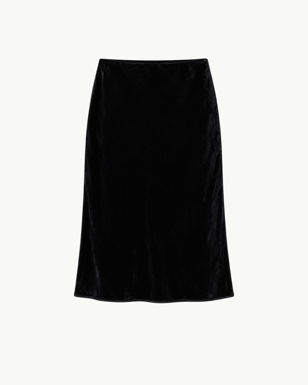 Staud Luciana Velvet Skirt at Romi Boutique