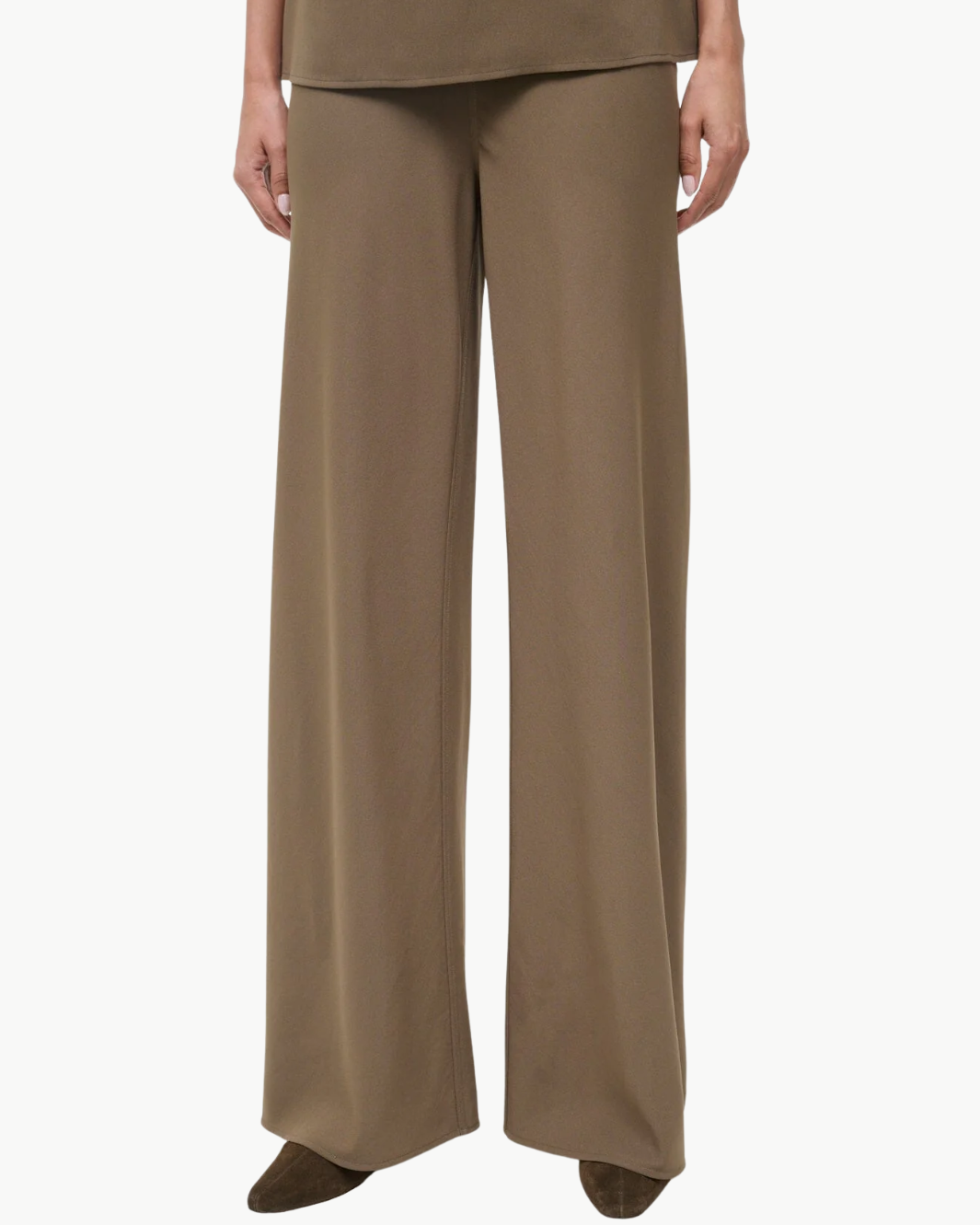 STROLL PANT IN TRUFFLE - Romi Boutique