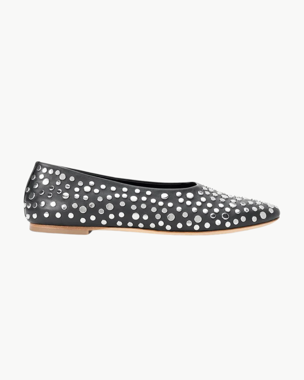 ALBA BALLET FLAT IN RIVETS - Romi Boutique