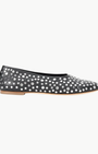 ALBA BALLET FLAT IN RIVETS - Romi Boutique