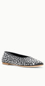 ALBA BALLET FLAT IN RIVETS - Romi Boutique