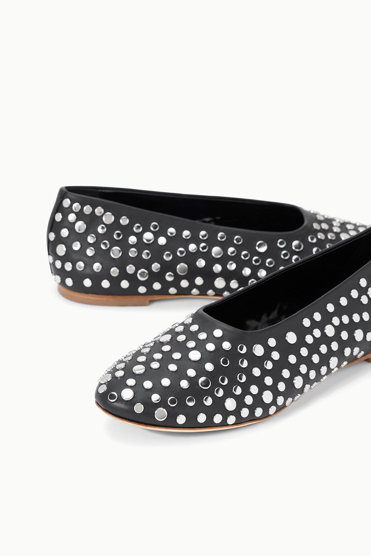 ALBA BALLET FLAT IN RIVETS - Romi Boutique