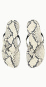 FREJA THONG WHITE SNAKE by Staud - Romi Boutique
