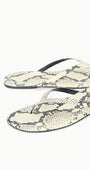 FREJA THONG WHITE SNAKE by Staud - Romi Boutique