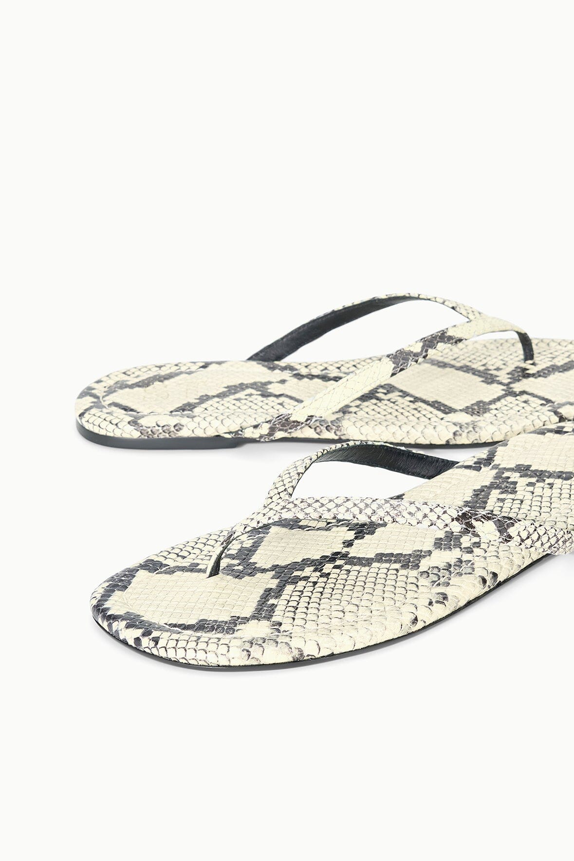 FREJA THONG WHITE SNAKE by Staud - Romi Boutique
