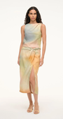 PORTO LINEN SKIRT by Staud - Romi Boutique