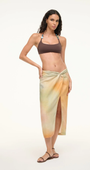 PORTO LINEN SKIRT by Staud - Romi Boutique