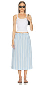 SHORE SKIRT IN VENTURA STRIPE - Romi Boutique