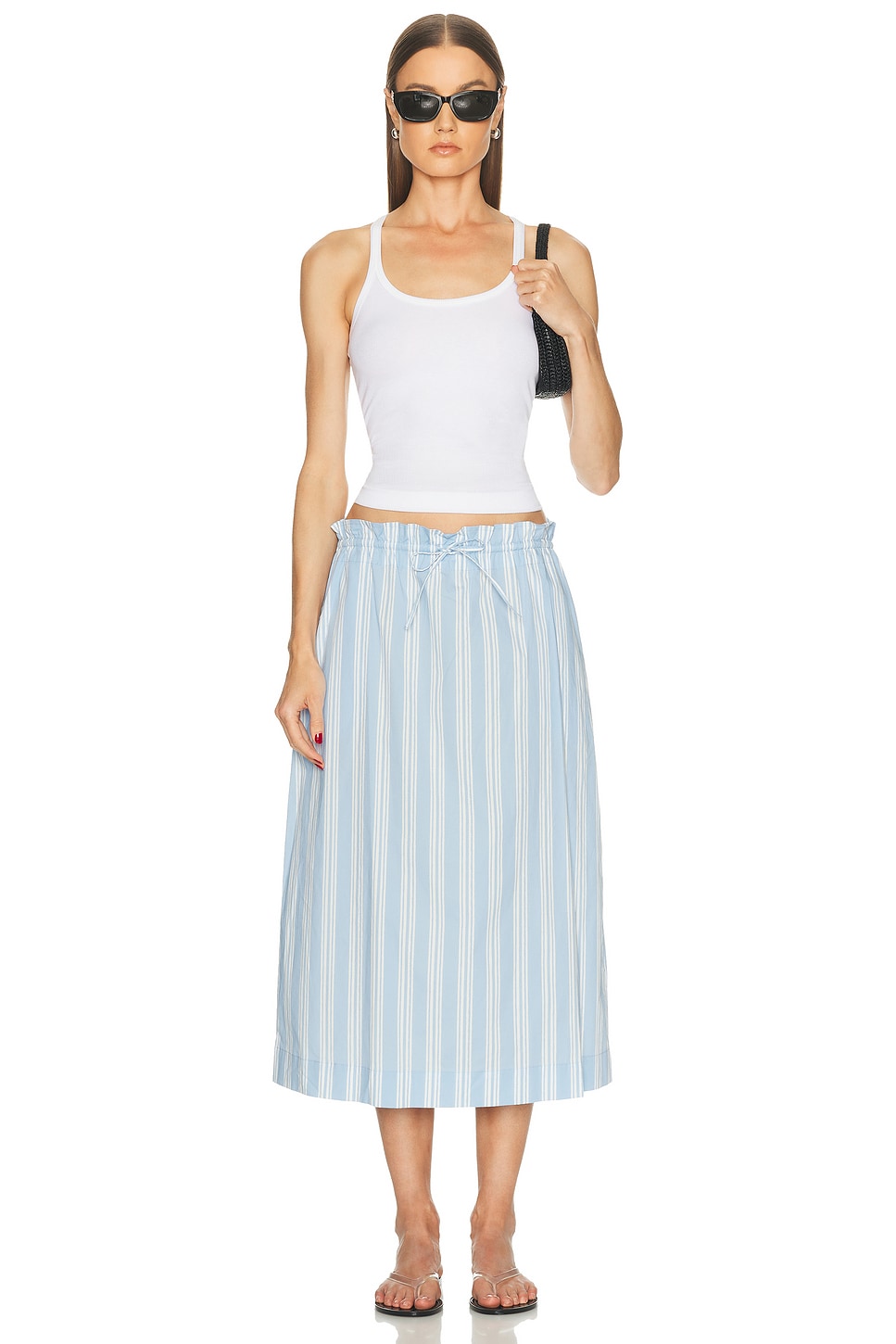 SHORE SKIRT IN VENTURA STRIPE - Romi Boutique
