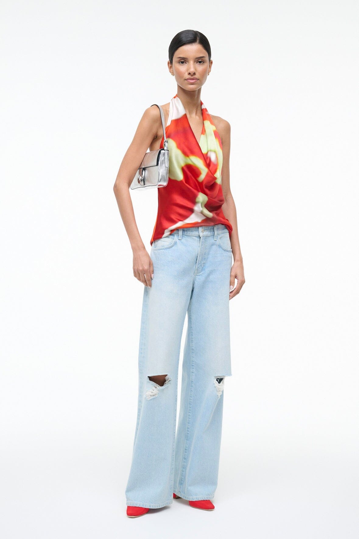 LIORA SILK TOP - Romi Boutique