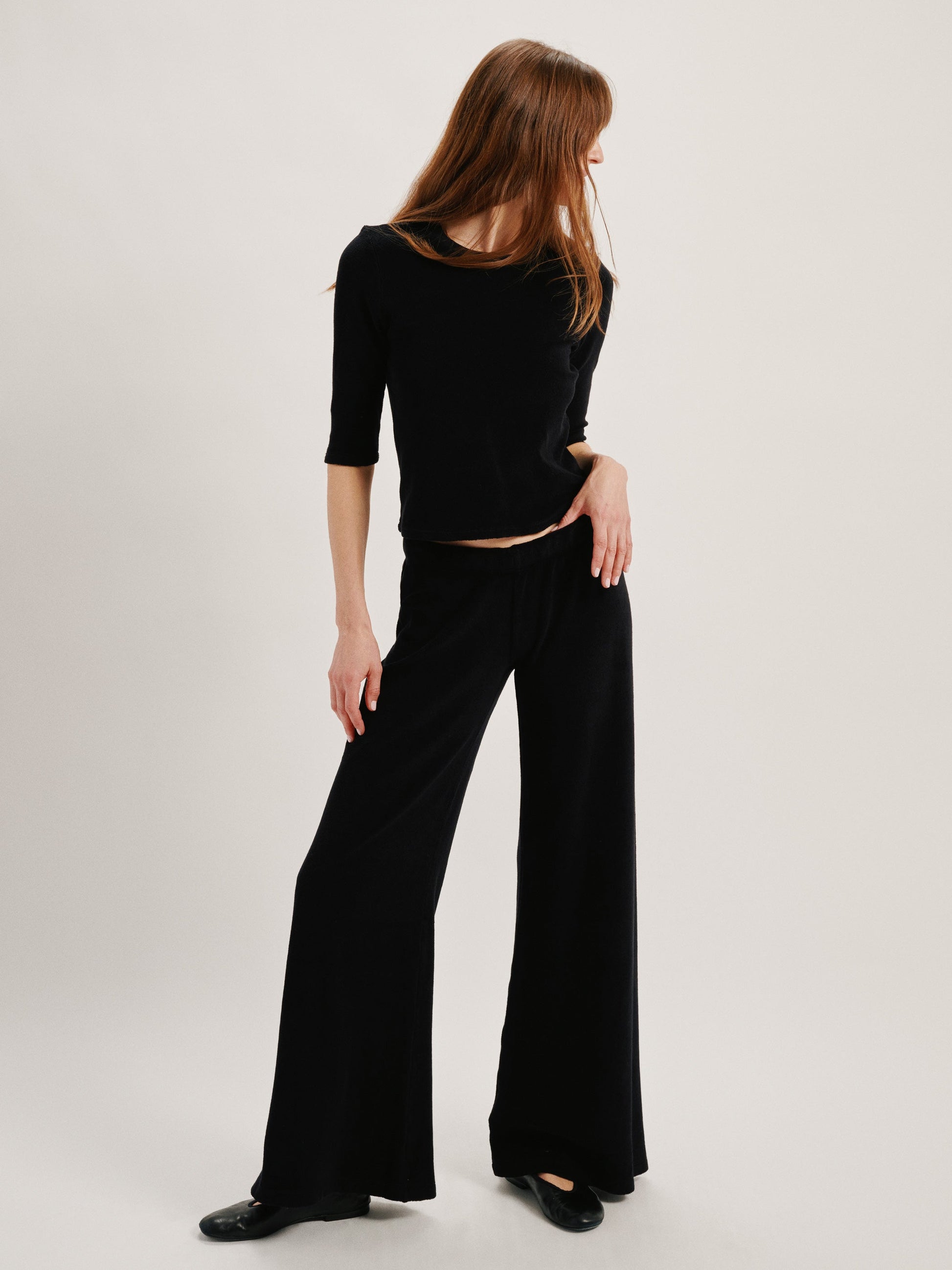 LITO LOW RISE FLARE PANTS - Romi Boutique