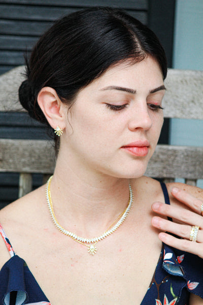 SYMPHONY NECKLACE IN GOLD - Romi Boutique