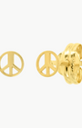 14K GOLD PEACE STUDS IN GOLD by TAI - Romi Boutique