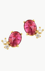 RUBY OVAL STUDS by TAI - Romi Boutique