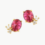 RUBY OVAL STUDS by TAI - Romi Boutique