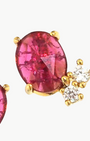 RUBY OVAL STUDS by TAI - Romi Boutique