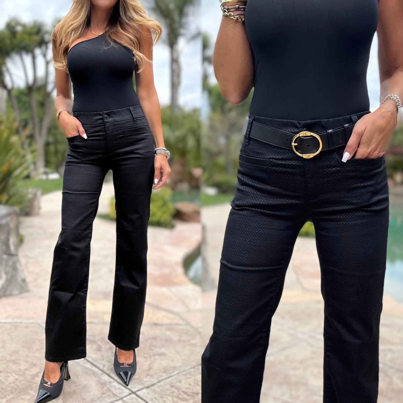 TAMI IN BLACK LINK - Romi Boutique